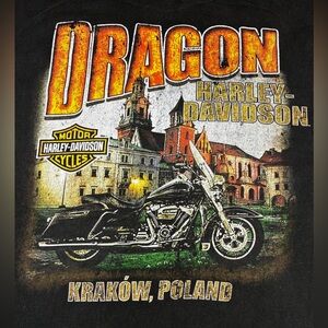 Harley-Davidson Dragon Kraków 2018 Poland Graphic Tee